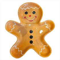 Petisqueira Boneco Ginger Bread Louça Natalina 20CM 1 UN Petisqueira Boneco Ginger Bread Louça Natalina 20CM 1 UN