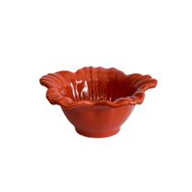 Petisqueira Bowl Campestre Flor Cerâmica Cantaloupe 13,5cm 1pc