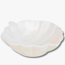 Petisqueira Branco Folha Hauskrfat De Porcelana 18,0 cm