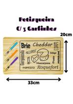 Petisqueira C/ 3 Garfinhos Tábua de Frios Debíasi - Debíasí