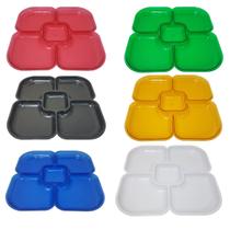 Petisqueira Colorida Reforçada para Churrasco - Organize Seus Petiscos com Estilo e Praticidade! Petisqueira Colorida Reforçada para Churrasco - Organize Seus Petiscos com Estilo e Praticidade!