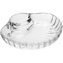 Petisqueira com Divisória para Molho Shell 21,5cm x 19,5cm x 3,5cm Vidro 21181 Wolff Petisqueira com Divisória para Molho Shell 21,5cm x 19,5cm x 3,5cm Vidro 21181 Wolff