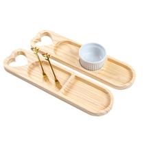 Petisqueira com Garfinhos e Ramequim Petisqueira Madeira