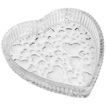 Petisqueira Coraçao De Cristal Transparente 19cm Petisqueira Coraçao De Cristal Transparente 19cm