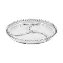 Petisqueira Cristal de Transparente Pearl Wolff 23cm Petisqueira Cristal de Transparente Pearl Wolff 23cm