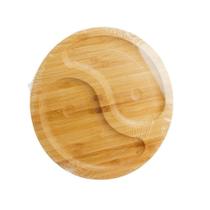 Petisqueira de Bambu 20cm 2 Divisórias Redonda PETISCO FRIOS Petisqueira de Bambu 20cm 2 Divisórias Redonda PETISCO FRIOS