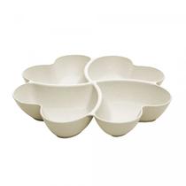 Petisqueira de Bambu e PP Lines 27cm x 27cm x 4,5cm Petisqueira de Bambu e PP Lines 27cm x 27cm x 4,5cm