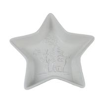 Petisqueira de Cerâmica Estrela de Natal 18cm - T.C.