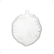 Petisqueira de cristal folha LEAF 20,5x17x2,5cm