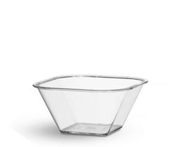 Petisqueira de Cristal Três Triângulos C/ 3uni