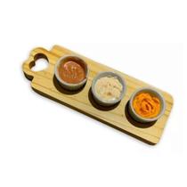 Petisqueira de Madeira Amor 04 Peças - Mad Lar Petisqueira de Madeira Amor 04 Peças - Mad Lar