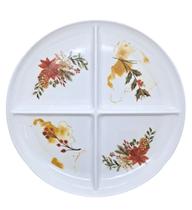 Petisqueira de Natal Em Melamina com 4 Divisórias Para Festas 24cm