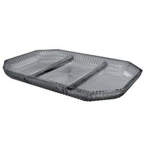 Petisqueira de Vidro Cameratta 21cm Fumê - Trio - L'Hermitage Petisqueira de Vidro Cameratta 21cm Fumê - Trio - L'Hermitage