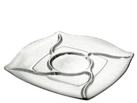 Petisqueira de vidro quadratto 29 cm - PLASFORM Petisqueira de vidro quadratto 29 cm - PLASFORM