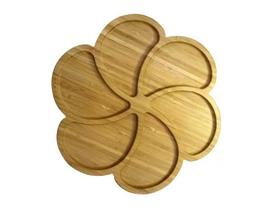 Petisqueira em Bambu com 6 Divisórias