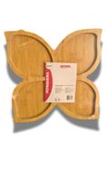 Petisqueira em MDF 29cm formato borboleta Nicobem Petisqueira em MDF 29cm formato borboleta Nicobem