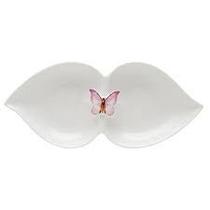 Petisqueira em porcelana Borboletas 22x10x3cm Wolff Petisqueira em porcelana Borboletas 22x10x3cm Wolff