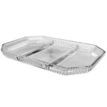 Petisqueira em vidro D18,5X3,8cm