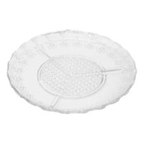 Petisqueira Fratelli 3 Repartições Em Vidro