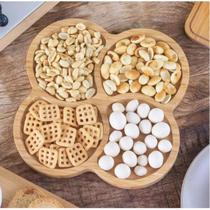 Petisqueira Gamela Aperitivo 29cm Trevo Grande 4 Divisórias