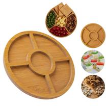 Petisqueira Gamela Bandeja 5 Divisórias Frios Churrasco - Clink