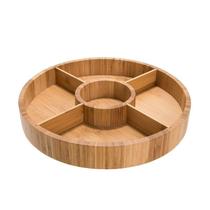 Petisqueira Giratória Bambus com 5 Divisórias - Home Style
