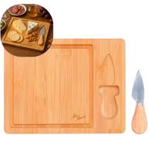 Petisqueira Gourmet Bambu C/ Faca Premium Queijos e Frios Petisqueira Gourmet Bambu C/ Faca Premium Queijos e Frios