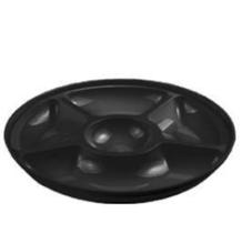 Petisqueira Grande Preta 33cm Panamby Petisqueira Grande Preta 33cm Panamby
