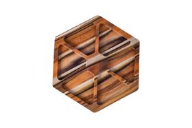 Petisqueira Hexagonal Laguiole La Tour Em Madeira Teca