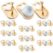 Petisqueira Madeira Atacado para Revenda com Garfinhos