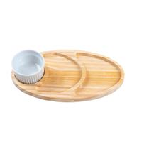 Petisqueira Madeira com Ramequim Petisqueira Oval Petisqueira Madeira com Ramequim Petisqueira Oval