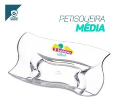 Petisqueira Média Em Ps 13x13x3cm Design Inovador Resistente