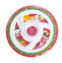 Petisqueira Melamina com Divisórias 40cm - 01 unidade Natal Disney - Cromus - Rizzo - Cromus Natal