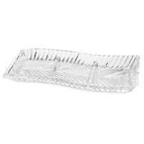 Petisqueira Molheira em Vidro com 3 Divisões 44cm Petisqueira Molheira em Vidro com 3 Divisões 44cm