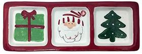 Petisqueira Natal 3 Partes Ceramica Toulouse Niazitex