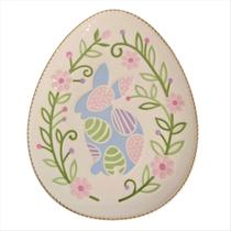 Petisqueira Oval Florida Coelho Ovos Mesa Posta Páscoa 20cm Petisqueira Oval Florida Coelho Ovos Mesa Posta Páscoa 20cm