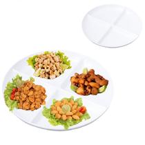 Petisqueira Para Servir Petiscos 4 Divisórias Em Melamina