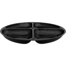 Petisqueira Plástica 4 Cavidades Zeek Linha Style