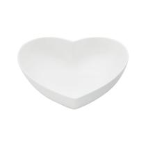 Petisqueira Porcelana Coração Branco 21 cm - Bon Gourmet