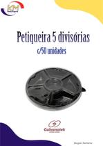 Petisqueira preta 5 divisórias c/50 unid - frutas, salgadinhos, frios, azeitonas (17013) Petisqueira preta 5 divisórias c/50 unid - frutas, salgadinhos, frios, azeitonas (17013)