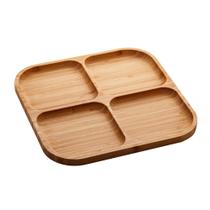 Petisqueira Quadrada De Bambu Square Lyor 29,5Cm