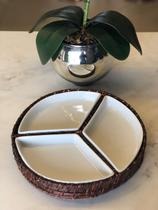 Petisqueira redonda 25x25/4cm