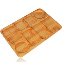 Petisqueira Redonda Bambu Para Frios Petiscos Queijos Churrasco Cozinha