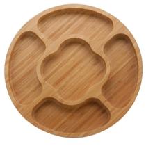 Petisqueira Redonda Grande Ecokitchen Bambu 30 cm - Mimo Style - BM1418