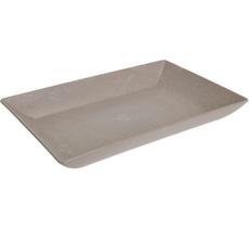 Petisqueira Retangular 32,5cm Ecológico Prato Para Servir Petisqueira Retangular 32,5cm Ecológico Prato Para Servir