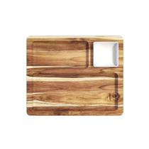 Petisqueira Teca Com 2 Divisões E 1 Pote - Stolf Petisqueira Teca Com 2 Divisões E 1 Pote - Stolf