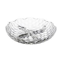 Petisqueira Vidro 4 Divisórias Redonda Porta Petiscos 18,5cm Servir Petiscos E Frios Decorativo Petisqueira Vidro 4 Divisórias Redonda Porta Petiscos 18,5cm Servir Petiscos E Frios Decorativo