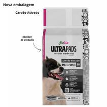 Petlike Ultra Pads Tapete Higiênico Com Carvão Ativado 80x60cm 30 Unidades