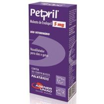 Petpril 5mg Vasodilatador Para Cães E Gatos 30 Comprimidos - Agener União