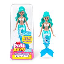 Pets Alive Sereia Mágica Nadadora - Azul Pets Alive Sereia Mágica Nadadora - Azul